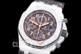 AAP00129 2018 Royal Oak Chrono 26470 Havanna Brown SS/LE Brown A-3126 Sec@12