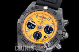 0 BLB01-00075 GF Chronomat B01 BlackSteel Yellow Chronograph DLC/RU Yellow A-7750