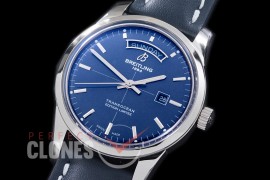 BLT43-053 Transocean DayDate Automatic SS/LE Blue Asian 2836