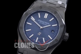 AP15202-153 Royal Oak Jumbo Automatic 15202 PVD/PVD Blue Asian 2813 