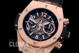 HB45-021 Big Bang Unico RG/RU Grey Skeleton Asian 7750 28800 