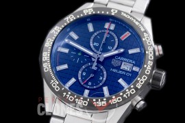TGCH1-152S Carrera Heuer-01 Chronograph SS/SS Black Jap OS 10 Quartz 