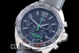 0 0 TGF1-AM-103L Formula 1 Aston Martin Special Ed Chronograph SS/LE Grey/Green OS 10 Qtz