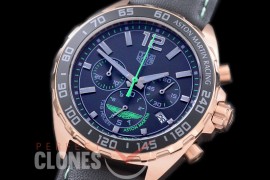 0 0 TGF1-AM-113L Formula 1 Aston Martin Special Ed Chronograph RG/LE Grey/Green OS 10 Qtz