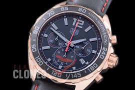 0 0 TGF1-AM-111L Formula 1 Aston Martin Special Ed Chronograph RG/LE Grey/Orange OS 10 Qtz
