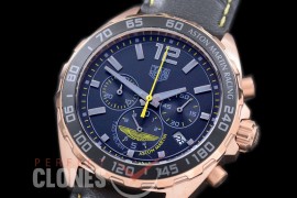 0 0 TGF1-AM-112L Formula 1 Aston Martin Special Ed Chronograph RG/LE Grey/Yellow OS 10 Qtz