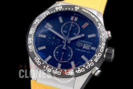 TGCH1-152R-2 Carrera Heuer-01 Chronograph SS/RU Black Jap OS 10 Quartz 