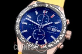 TGCH1-157R-2 Carrera Heuer-01 Chronograph RG/RU Black Jap OS 10 Quartz 