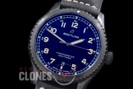 BLNV8-111 Navitimer 8 Automatic 41mm Black Steel DLC/LE Black Numeral A-2824