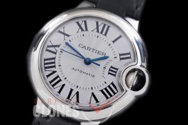 CARBA-33-021AL AF Ballon de Cartier Midsize 33 SS/LE White Miyota Mod 076 