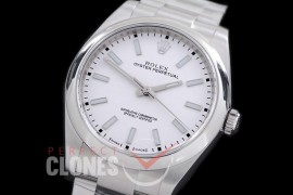 RLOY00106S JF/ARF 904L Steel Osyter Perpetual 114300 SS/SS White SH 3132