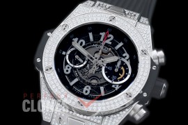 HB45-011F Big Bang Unico SS/DIAM/RU Grey Skeleton Asian 7750 28800 