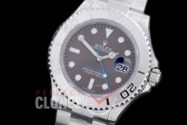 0 0 RYMEN00971 GMF 2016 Basel 126622 904L Steel Yachtmaster Men SS Dark Rhodium SA 3135
