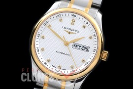 0 LG00196S XF Master Daydate Automatic Date SS/YG White Diamonds A-2824