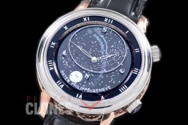 0 PPSM00056 5102 Sky Moon Celestial Automatic SS/RG/LE Black Asian Custoomized