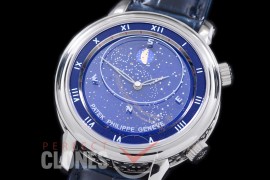 0 PPSM00052 5102 Sky Moon Celestial Automatic SS/LE Blue Asian Custoomized 