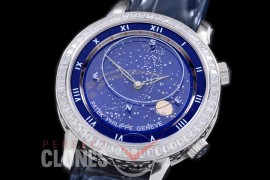 0 PPSM00052D 5102 Sky Moon Celestial Automatic SS/LE BlueAsian Custoomized 