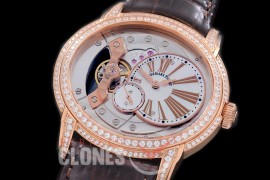 AP15350-116D Millinery 4101 RG/LE Opal White/Rose Gold Roman Asian Customized 4101 Movt
