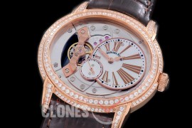 AP15350-116D Millinery 4101 RG/LE Opal White/Rose Gold Roman Asian Customized 4101 Movt