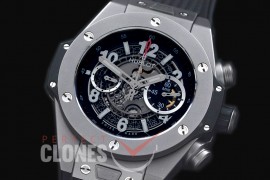 HB45-015A Big Bang Unico Matte CER/RU Grey Skeleton Asian 7750 28800 