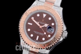 0 0 RYMENTR00971 GMF 2016 116655 904L Steel Yachtmaster Men SS/RG Brown SA 3135