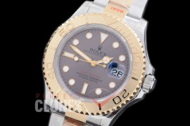 0 0 RYMENT00976 GMF 2016 116623 904L Steel Yachtmaster Men SS/YG Grey SA 3135