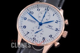 IWPG-150-111 YLF 3716 Portugieser Chrono 150 Years Edition RG/LE White A-7750