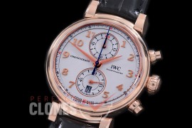 IWDV-046 YLF Da Vinci Chronograph iW393402 Sport for Good Foundation RG/LE White/Gold A-7750