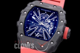 RM012-01-102 RM012 Tourbillon Black/Red NTPT/RU Black Skeleton Customized Movt