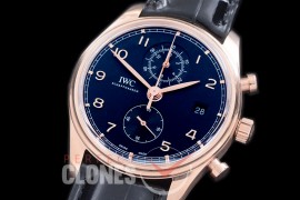 IWPGC10012 IW390301 Portugieser Chromo Classic RG/LE Black A-7750 Modified 