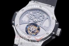 HBT01012D2 Big Bang Tourbillon SS/Diam/RU Grey Flying Tourbillon 