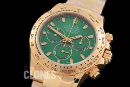 RLDTN-18K-107 116508 18K Full Wrapped Daytona Green A-7750/4130