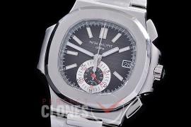 PP-5980-102S PPF Nautilus 5980 Chronograph SS/SS Grey Sticks Asian Clone Calibre CH28-520 C