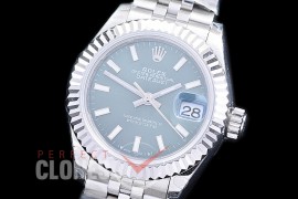 R28DJS-2R-106J BP 2023 Datejust 28mm Ladies 279174 SS/SS Fluted/Jubilee Mint Green Sticks Eta 2671