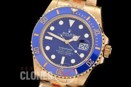  RLSF-41-0002 GMF 904L Steel 2020 41mm Submariner 126618LB YG/YG Blue VR 3235