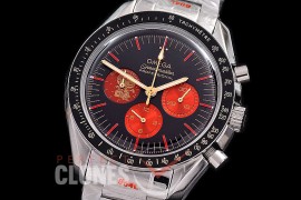 0 0 0 0 OMSP00252S Speedmaster Snoopy Limited Edition SS/SS Black OS20 Quartz