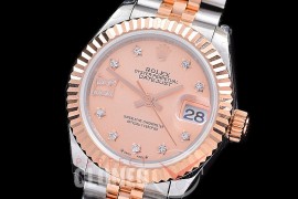 R28DJTR-2R-125J BP 2023 Datejust 28mm Ladies 279171 SS/RG Fluted/Jubilee Rose Gold Star Diam Eta 2671