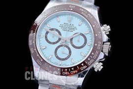 0 0 0 RLDS-4130-861W QF V3 904L Steel Daytona 116506IBLSO 50th Anniversary SS/CER/SS Ice Blue Sticks 4130 Superclone - 72 Hours Power Reserve Movement / Extra Weighted 