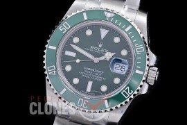 0 0 0 RLSS00202 BP Submariner 116610LV SS/SS Green VR 3135 - Special Offer