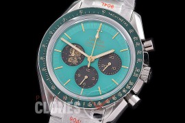0 0 0 0 OMSP00253S Speedmaster Snoopy Limited Edition SS/SS Green OS20 Quartz
