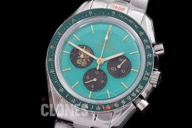 0 0 0 0 OMSP00253S1 Speedmaster Snoopy Limited Edition SS/SS Green OS20 Quartz