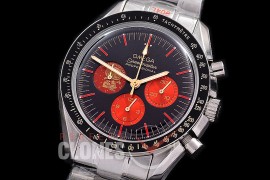 0 0 0 0 OMSP00252S1 Speedmaster Snoopy Limited Edition SS/SS Black OS20 Quartz