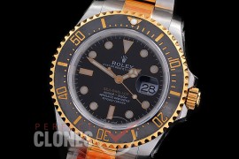 0 0 0 0 0 0 RLSD00985W KF 43mm Sea Dweller 4000 126603 SS/YG Black SH 3235 904L Steel /18K Wrapped Gold