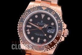 0 0 0 0 0 RLGFR00601W KF 18K Thick Wrapped GMT 126715CHNR RG/RG Black SH 3186 CHS 