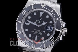 0 0 0 0 0 0 RLSS00251 Clean-F 904L Steel Submariner 116610LN SS/SS Black VR 3135