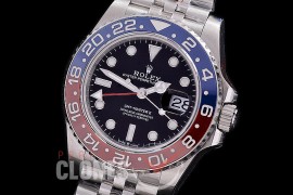 0 0 0 0 0 RLGS00942 GMF V4 904L Steel GMT 126710BLRO Pepsi SS/SS Black SA 3285 CHS
