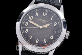 0 0 PP-5226-101 PPF Calatrava 5226G SS/LE Charcoal Grey Miyota 9015 Modified Calibre 26-330SC