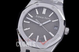 AP15510-013 ZF AP15510ST 50th Anniversary Royal Oak Automatic SS/SS Grey Asian Clone Calibre 4302 28800bph