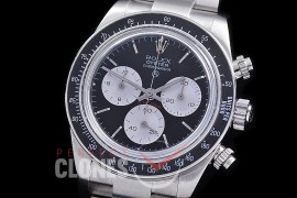 RLD-LADG-013 ZF Daytona Les Artisans De Geneve "Tribute to Rolex Daytona 6263" SS/SS Black A-7750 / 4130