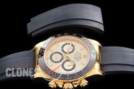 0 0 0 RLDF-126518-805RW NNF 904L Steel Daytona 126518LN YG/CER/RU Gold Sticks 4130 Superclone - 72 Hours Power Reserve Movement / Extra Weighted